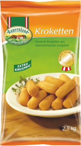 Bauernland Kartoffel Kroketten [2,5 kg/Pack]