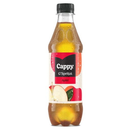 [G-021] Cappy Apfel Gespritzt 0,5 L Flasche [24 Stück] 