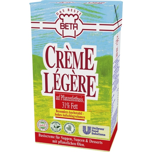 [L-357] Beta Creme Legere 31% Fett [1 Liter]