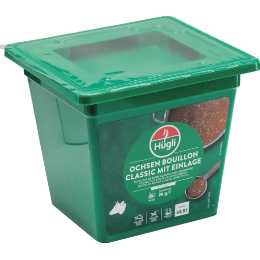 [LG-028] Hügli Ochsenbouillon mit Einlage [1 Kg]