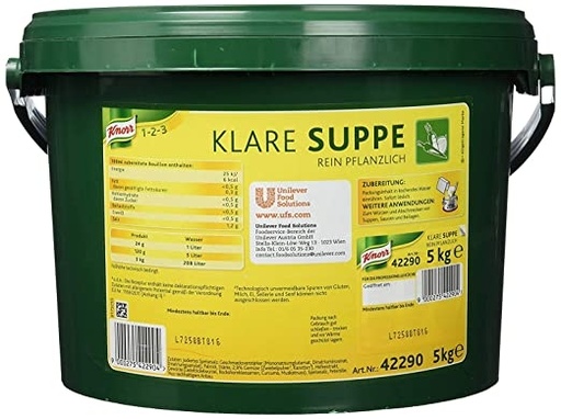 [LG-020] Knorr Klare Suppe [5 kg/Kübel]