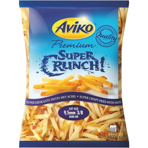Aviko Pommes Super Crunch 9.5mm [2.5 kg/Pack, 10 kg/Karton]