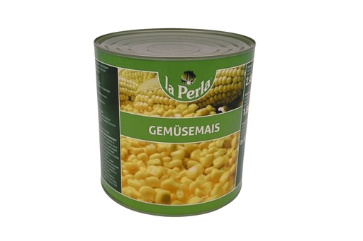 [L-076] La Perla Sweet Gemüsemais, Maiskörner [2650ml/Dose]