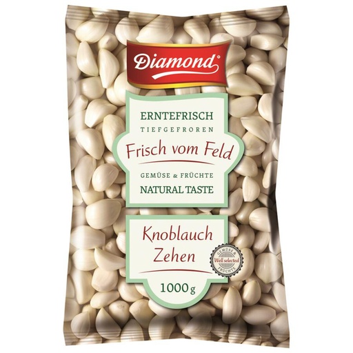 Diamond Knoblauch Geschält tiefgekühlt  [1 Kg/Pack]