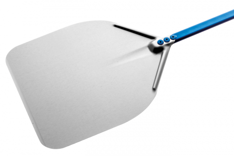 Pizza Schaufel Blau stange lange:120cm [R37cm glatt]