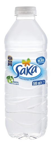 [G-106] Saka Still Wasser 0.50 L [24 Stück]