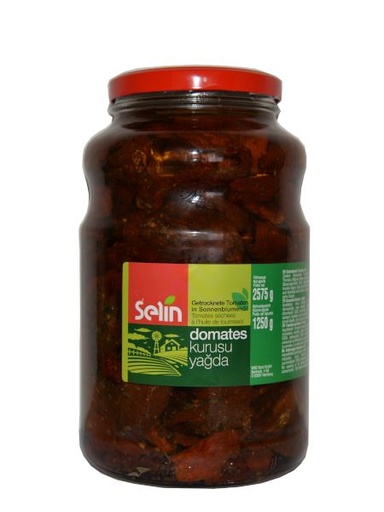 [L-109] Selin getrocknete Tomaten in Sonnenblumenöl [2650ml/Glas]