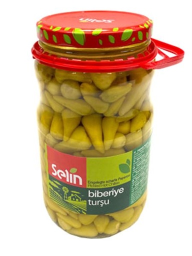 [L-090] Selin Biberiye Scharfe Peperoni [1700ml/Glas]