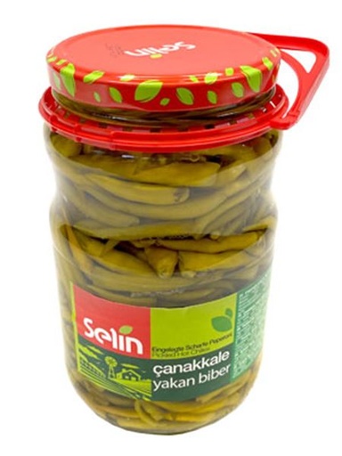 [L-094] Selin Canakkale scharfe Peperoni [2650ml/Glas]