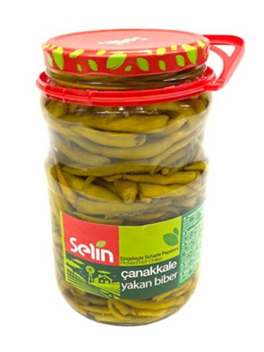 [L-093] Selin Canakkale scharfe Peperoni [1700ml/Glas]