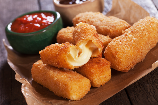 Alpenhain Mozzarella Sticks [90x25g - 2,25 Kg/Packung]