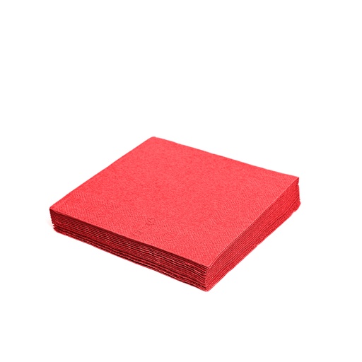[GZ-102] Serviette Rote 3 lagig 40x40cm [250 Stück]