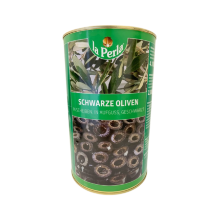 [L-069] La Perla Oliven schwarz geschnitten [4250ml/Dose]