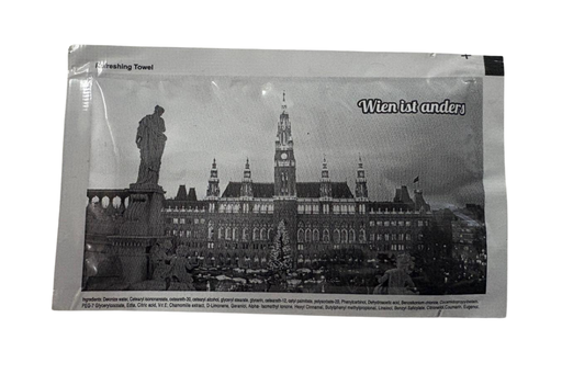 [H-0002] Feuchttücher, Erfrischungstücher einzeln verpackt [250 Stück/Packung]