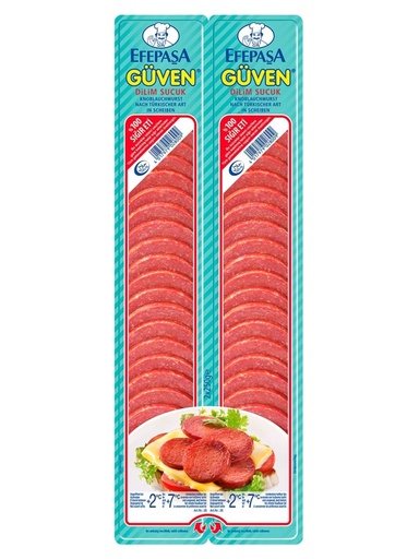 [L-142] Efepasa Güven Dilim Sucuk %100 sigir [200g]