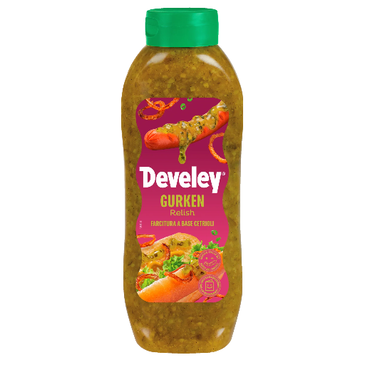 [L-454] Develey Gurken Relish [875ml/Flasche]