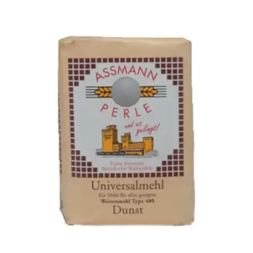[L-337] Assmann Mehl Perle Typ 480 Dunst Universal [1 Kg/Pack]