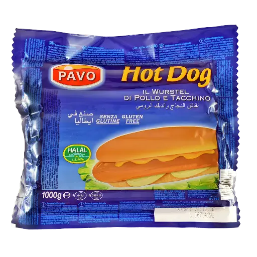 Pavo Hot Dog Halal [1000g]