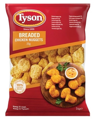Tyson Hühner Nuggets [1 Kg/Pack]