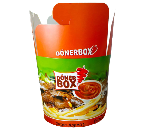 Foodbox, Kebapbox, Dönerbox bedruckt [50 Stück]