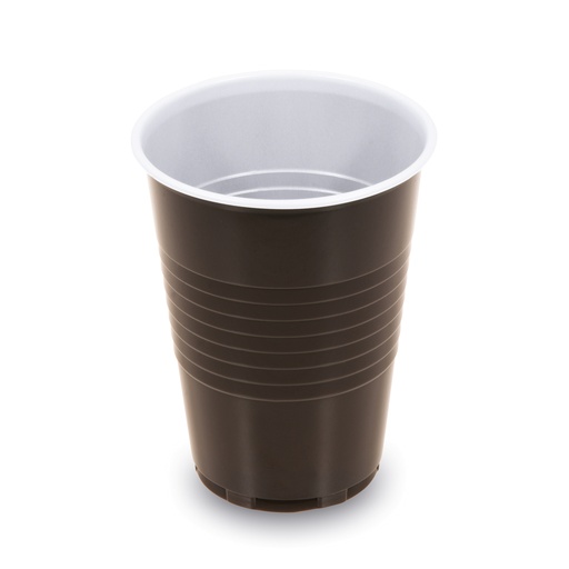 [73268] Automatenbecher (PS) braun Ø70mm 180ml [100 Stück]