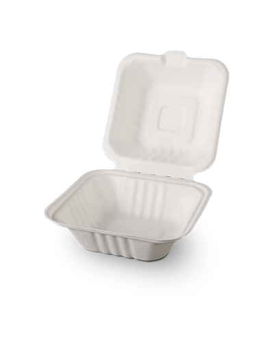 [V-217] Fiber Hamburgerbox FHB 6 152x153x77 [50 Stück] 
