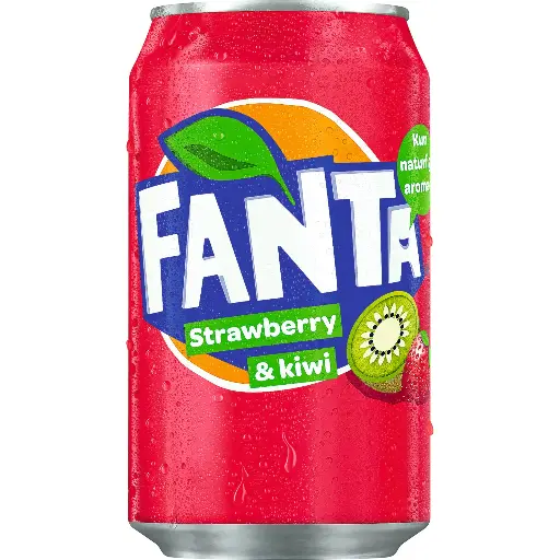 [G-044] Fanta Erdbeeren Kiwi 0,33 L Dose [24 Stück]