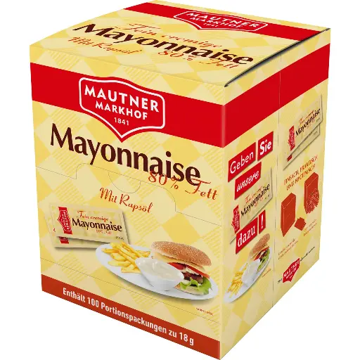[L-495] Mautner Mayonnaise Portion [100x18g]