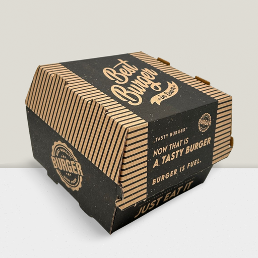 [V-232] Hamburgerbox extra hoch 13x13x11cm [100 Stück]