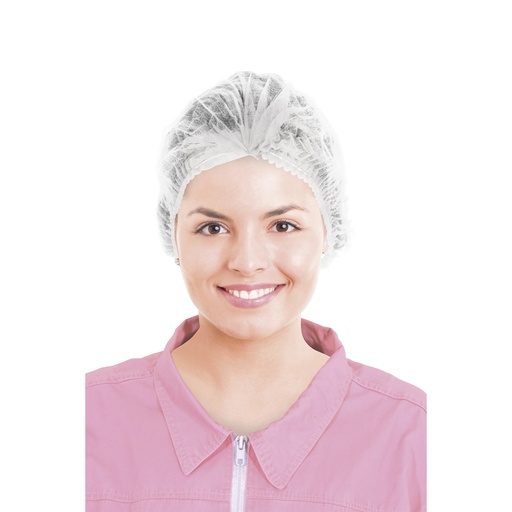 [H-0004] Vlieshaube, Klipphauben (PP) extra-leicht [100 Stück]