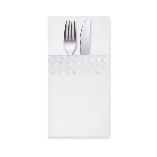 [GZ-081] Serviette CutleryStar 3-lagig weiß 40x40cm [200 Stück]