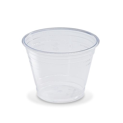 Smoothie Becher, Trinkbecher, Becher glasklar (rPET) Ø95mm [50 Stück]