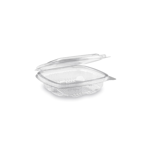 Feinkostbecher, Salatschale mit Klappdeckel Klar, oval [50 Stück]
