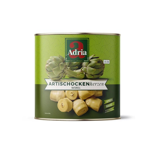[L-017] Adria Artischockenherzen ganz 25/30 [2650ml/Dose]