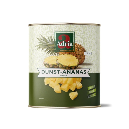 [L-014] Adria Ananasstücke 3/1 [3100 ml/Dose]