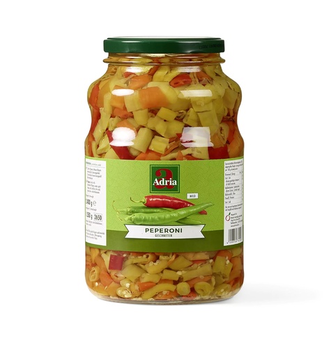 [L-025] Adria Pfefferoni Mild geschnitten [2650L/Glass]