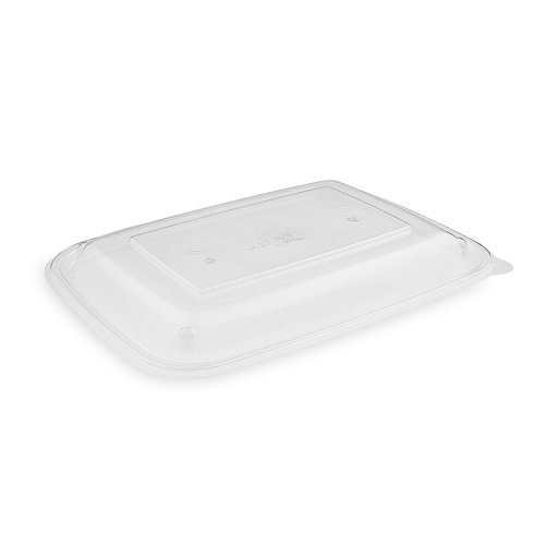 Domdeckel (PP) klar für ungeteilt Mikrowellenschale 240x210x40mm [100 Stück]