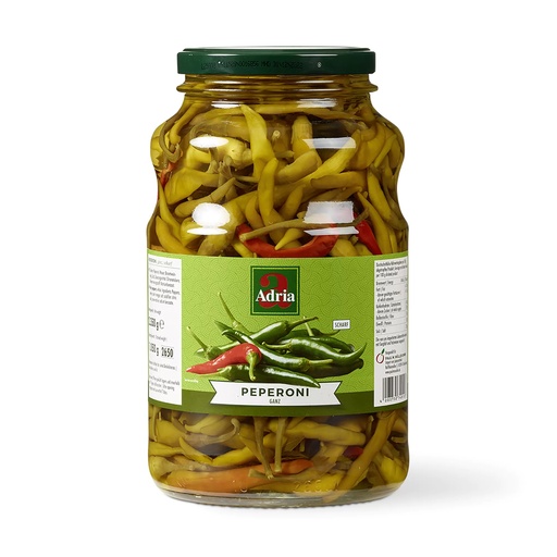 Adria Peperoni Scharf Ganz [2650ml/Glas]