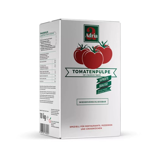 Adria Tomatenpulpe im Sterilbeutel BiB [10kg]