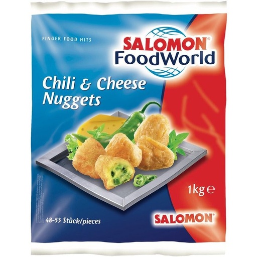 Salomon Chili & Cheese Nuggets [48-53 Stück, 1Kg]