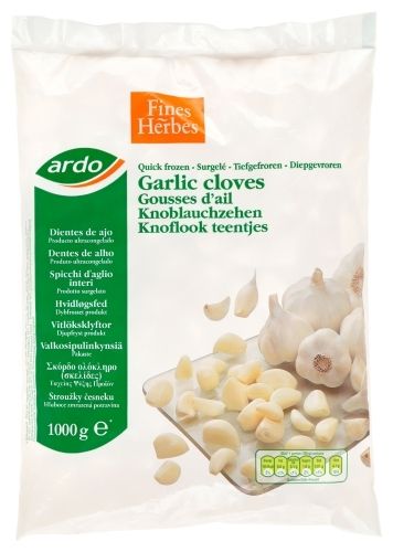 Knoblauch Geschält tiefgekühlt  [1 Kg/Pack]