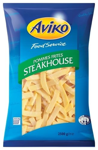 Aviko Steakhouse Pommes [2,5kg/Sack, 12,kg/Karton]
