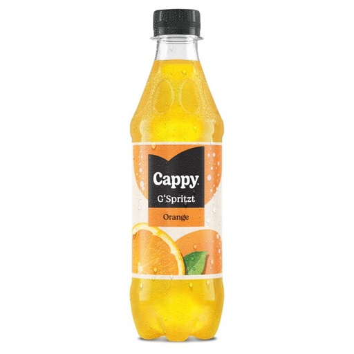 [G-023] Cappy Orange gespritzt 0,5 L Flasche [24 Stück]