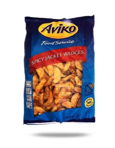 Aviko Pommes Spicy Wedges [2,5 kg/Pack, 10 kg/Karton]