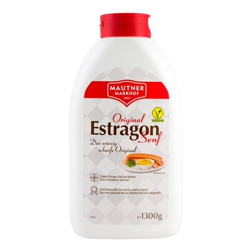 Mautner Orjinal Estragon Senf [1,3 Kg/Flasche]